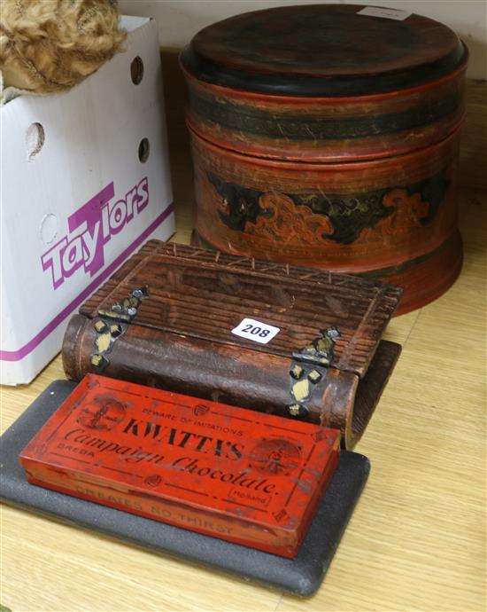 A quantity of drawing instruments and boxes